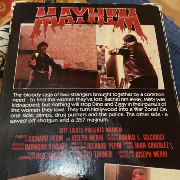 ULTRA RARE horror vhs MAYHEM - Picture 4 of 7